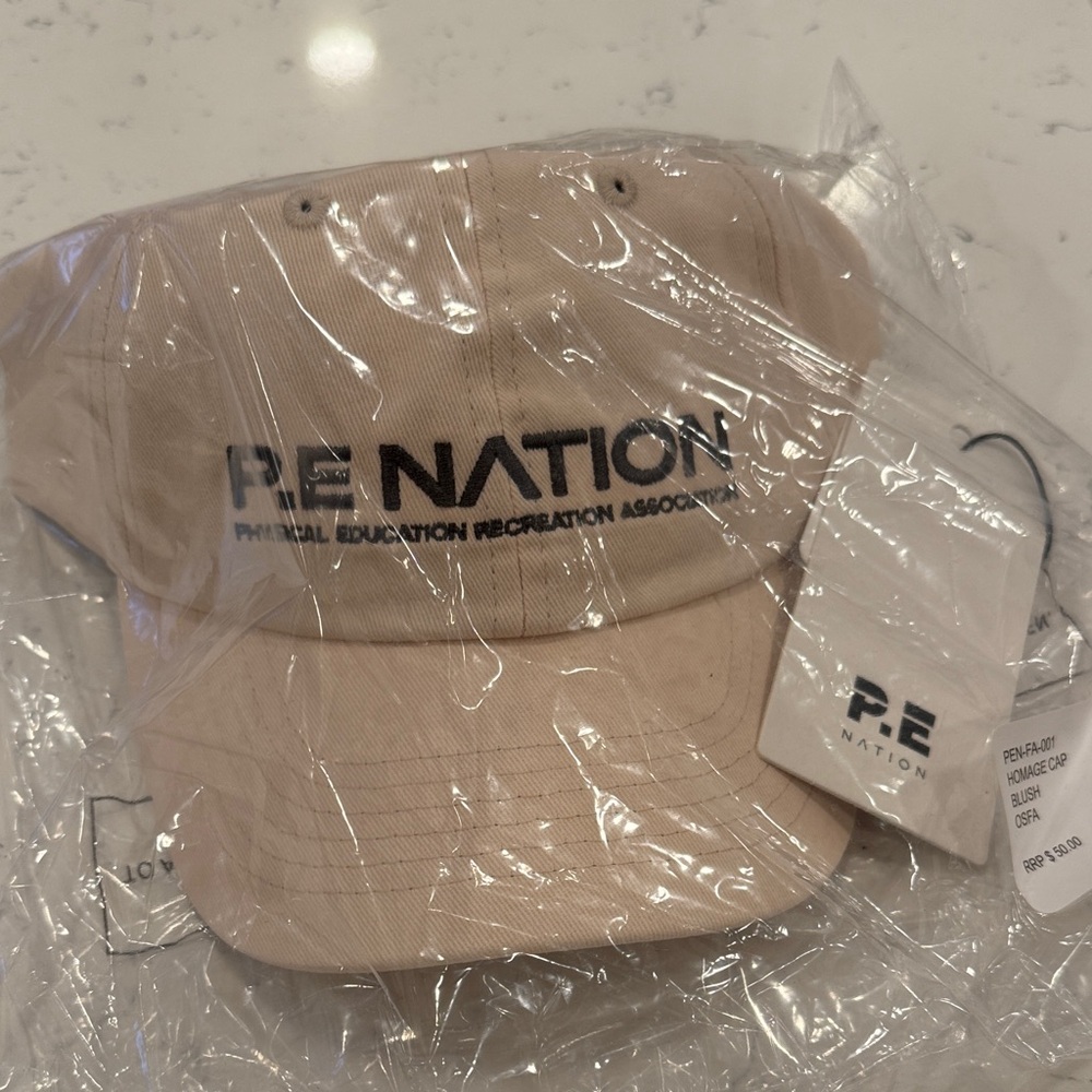 P.E Nation Tan Cap with Logo